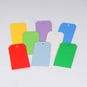 13 Point Plain Colored Tags - Individual Colors